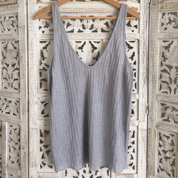 Zara Tops - Zara Metallic Knit Top